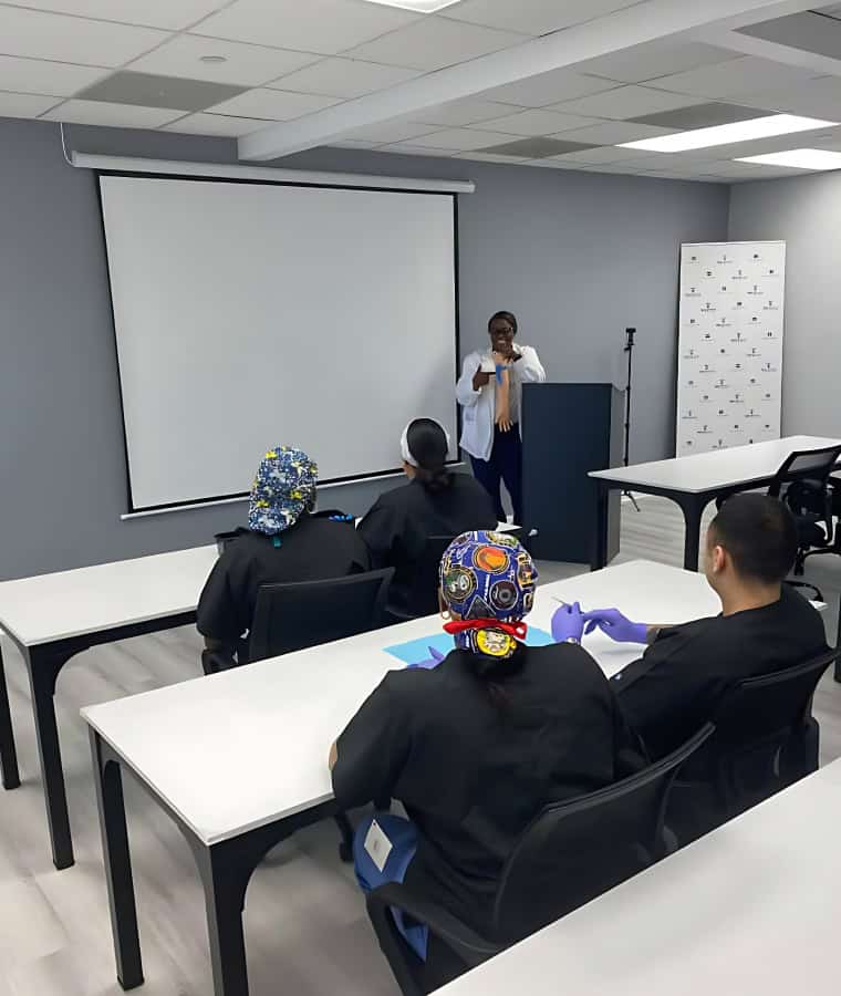 Students Learning Patient Care Skills Pahokee, FL